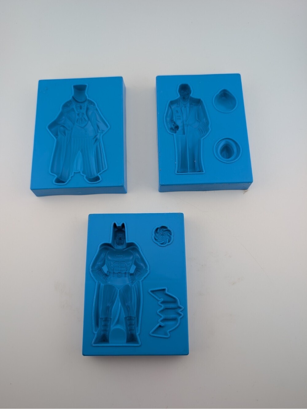 Vintage Batman Play-Doh Molds The Penguin Commissioner Gordon 90s